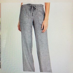 Athleta Heathered Linen Pant Size 8